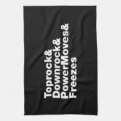 Linge De Cuisine Déplacements de rupture (Breakdance) (Vertical)