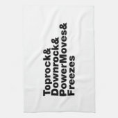 Linge De Cuisine Déplacements de rupture (Breakdance) (Vertical)