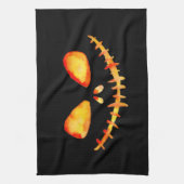 Linge De Cuisine Déplaisant visage de la lanterne Jack O' (Vertical)