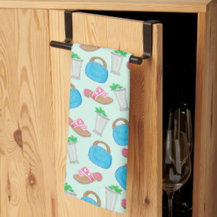 Linge De Cuisine Derby Mint Julep Bermudes Sac Sandales Bar
