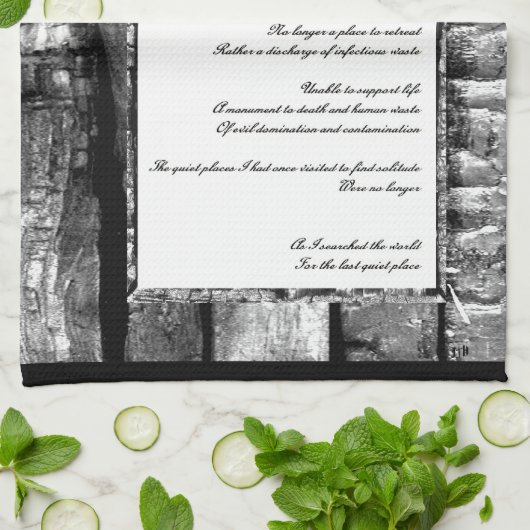 Linge De Cuisine Dernier endroit calme (Plié)