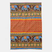 Linge De Cuisine Des éléphants brillants (Vertical)