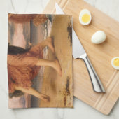 Linge De Cuisine Des Filles Grecques Ramassent Des Galets Par Lord  (Quart Plié)