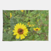 Linge De Cuisine Des Fleurs De Soleil Fluent Au Vent, (Horizontal)