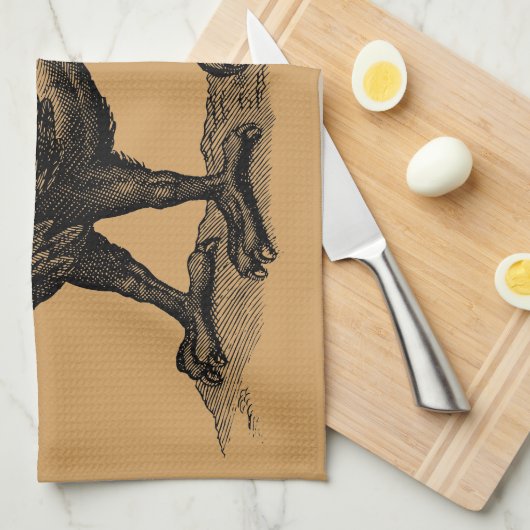 Linge De Cuisine Des Griffon/saisir (Quart Plié)