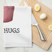 Linge De Cuisine DES HUGS GRATUITS ! Aquarelle de dame cactus fou (Quart Plié)