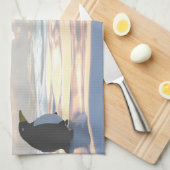 Linge De Cuisine des pingouins qui refroidissent sur une banquise (Quart Plié)