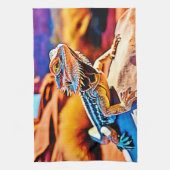 Linge De Cuisine Desert Dragon Lizard Design (Vertical)