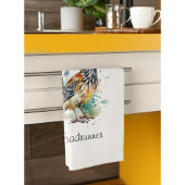 Linge De Cuisine Desert Spirit, Roadrunner en Aquarelle, coutume