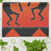 Linge De Cuisine Desert Sunset Kokopelli Sud-ouest (Plié)