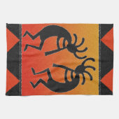 Linge De Cuisine Desert Sunset Kokopelli Sud-ouest (Horizontal)