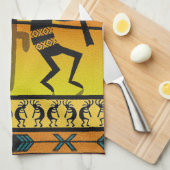 Linge De Cuisine Desert Sunset Kokopelli Sud-ouest (Quart Plié)