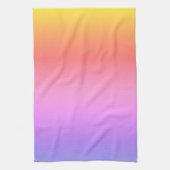 Linge De Cuisine Design abstrait rose violet jaune orange foncé (Vertical)
