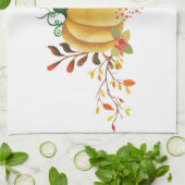 Linge De Cuisine Design citrouille de Thanksgiving (Plié)