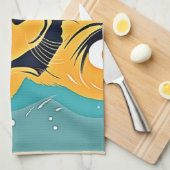 Linge De Cuisine Design d'art chic (Quart Plié)