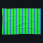 Linge De Cuisine Design de bandes bleues et vertes<br><div class="desc">Bleu et vert lignes horizontales Stripes sans couture Motif Design Arrière - plan Imprimer</div>