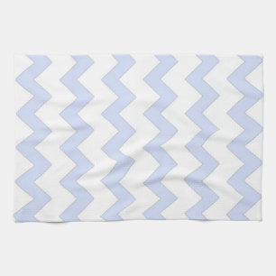 Linge De Cuisine Design de chevrons en zigzag bleu et blanc