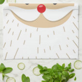Linge De Cuisine Design de Noël père Noël (Plié)