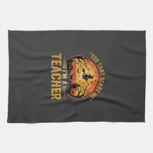 Linge De Cuisine Design de professeur de sorcière de chat d'Hallowe