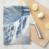 Linge De Cuisine Design de scène de Fox bleu (Quart Plié)