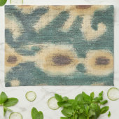 Linge De Cuisine Design décoratif de tissu Ikat par Chariklia Zarri (Plié)