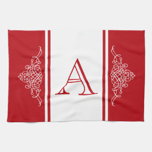 Linge De Cuisine Design élégant de monogramme