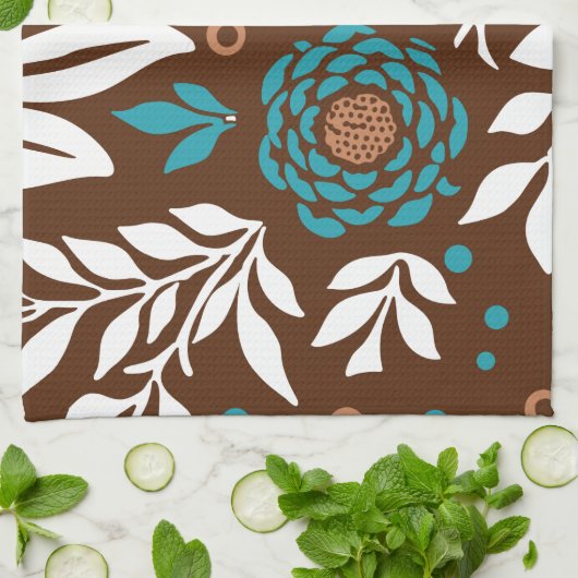 Linge De Cuisine Design floral 23 (Plié)