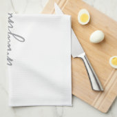 Linge De Cuisine Design graphique moderne, simple et élégant d'Imag (Quart Plié)