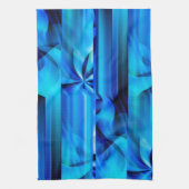 Linge De Cuisine Design graphique transparent - bleu noir I (Vertical)
