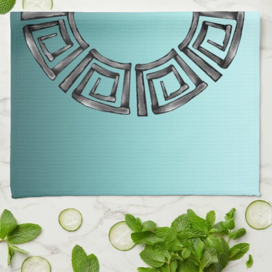 Linge De Cuisine Design grec (Plié)