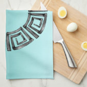 Linge De Cuisine Design grec (Quart Plié)