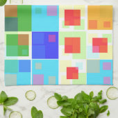 Linge De Cuisine Design moderne coloré Abstrait (Plié)