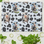 Linge De Cuisine Design Motif animal de vache (Plié)