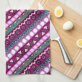 Linge De Cuisine Design motif coloré (Quart Plié)