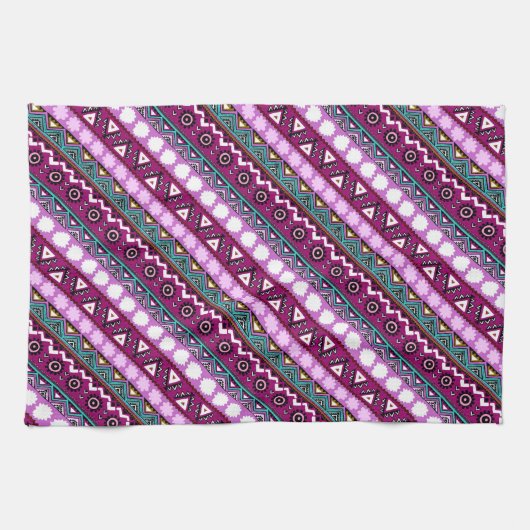 Linge De Cuisine Design motif coloré (Horizontal)