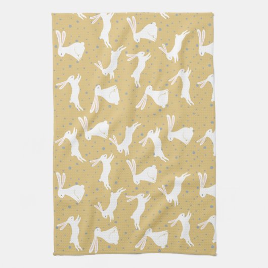 Linge De Cuisine Design Motif de lapin mignon (Vertical)