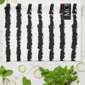 Linge De Cuisine Design motif rose Cactus (Plié)