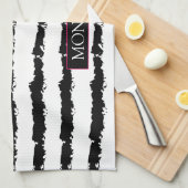 Linge De Cuisine Design motif rose Cactus (Quart Plié)