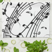 Linge De Cuisine Design musical branché (Plié)