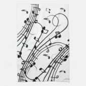 Linge De Cuisine Design musical branché (Vertical)