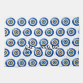 Linge De Cuisine Design oeil grec juste ajouter du texte (Horizontal)