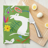 Linge De Cuisine Design Otomi moderne | Llama Donkey Design (Quart Plié)