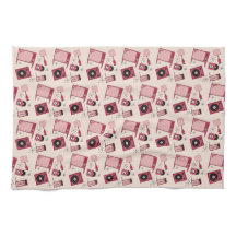 Design rétro dans les tons roses