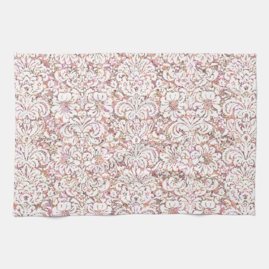 Linge De Cuisine Design vintage rose pâle (Horizontal)