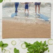 Linge De Cuisine Design Your Own Photo Kitchen Towels Custom Text (Plié)