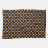 Linge De Cuisine Designer Halloween, Louis V ORANGE ! (Horizontal)