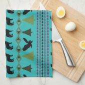 Linge De Cuisine Designs amérindiens (Quart Plié)