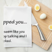 Linge De Cuisine Désolé je vous ai giflés… (Quart Plié)