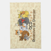 Linge De Cuisine Désordre obsédant de chat d'OCD (Vertical)