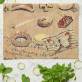 Linge De Cuisine dessert français de gâteau de biscuits de (Plié)